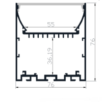 2020 Hot sale Led aluminum profiles