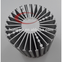 Anodized aluminum sunflower heat sink profile